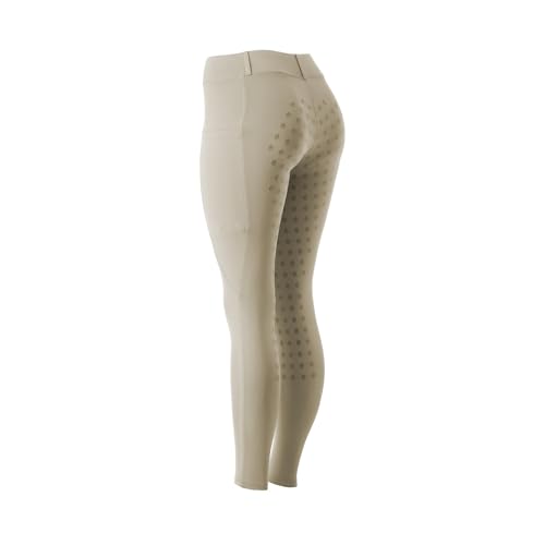 Equinavia Classic Womens Silicone Full Seat Horse Riding Pants With Phone Pockets | Equestrian Breeches Schooling Tights thumb #8