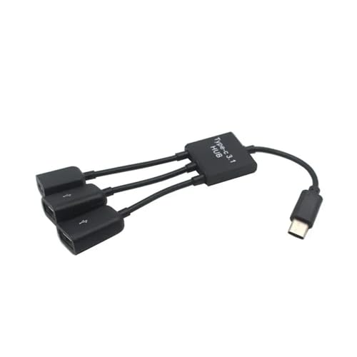 Hub OTG Type-C de AGTEDVFHQ con doble puerto USB 2.0 para conectar periféricos 2