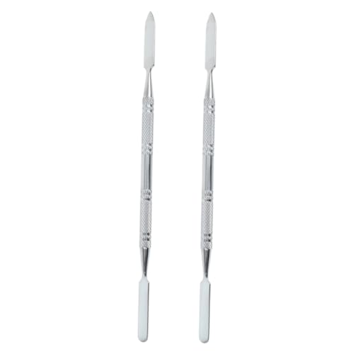 minkissy 2pièces Barres De Acier Pour Maquillage Outils De Modulation De Couleur Pour Fond De Teint Fard à Paupières Et