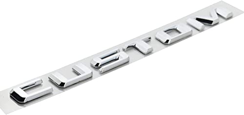 Image of 1Pc 2019-2023 Silverado 1500 Tailgate Custom Letter Logo Emblem 3D Badge Nameplate Replacement for Silverado (Chrome)