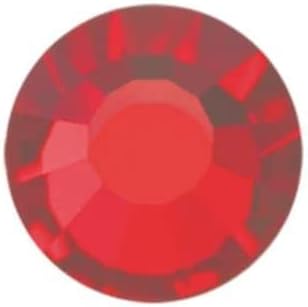 Preciosa Viva Hot Fix Flatback Rhinestones - Choose Your Size - Color: Light Siam - 144 Pieces (SS12 (3.00-3.20mm))