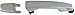 Dorman 90615 Exterior Door Handle Compatible with Select Ford Models, Chrome