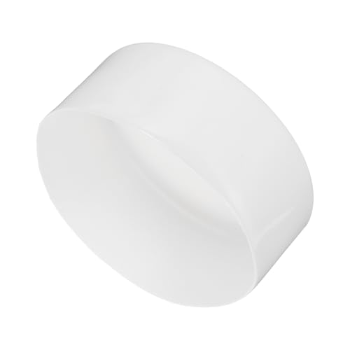 Image of uxcell 4pcs Rubber End Caps 120mm ID Vinyl Round End Cap Cover Screw Thread Protectors White, 50mm Height