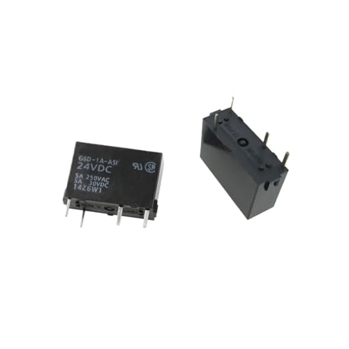 Relé G6D1AASI de alta fiabilidad con aislamiento de 24V CC y 5A