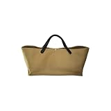 Women's Canvas Leather Totes Handbag Commuting Shoulder Crossbody Armpit Bag Leisure Versatile Casual Chic Stylish Clutch (C)