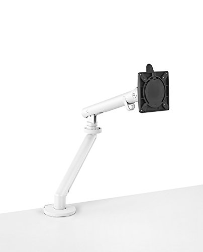 【正規品】 Herman Miller (ハーマンミラー) フロー モニターアーム スプリットクランプ(天板厚13-65mm用) ホワイト シングル 12年保証 MM_DYN013/010AS09