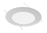 NICOR Lighting 17575 Recessed Trims, White 6 Inches