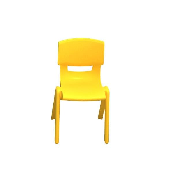 Happykidz Silla infantil mariposa, apilable, multicolor amarillo Talla:H 26 cm