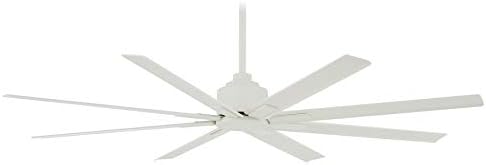 Minka Aire Xtreme H2O 65 in. Indoor/Outdoor Flat White Ceiling Fan with Remote Control