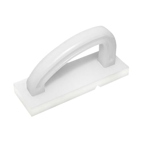 MagiDeal Raboteuse de Planche à découper avec poignée, en Acier Inoxydable, Outil de Nettoyage de Cuisine pour Cuisine, Restaurant, Blanc