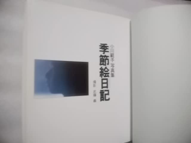 小川範子写真集／季節絵日記／撮影　武藤　義。1989年6月初版。ワニブックス。 Amazon.co.jp: 小川範子写真集／季節絵日記／撮影 武藤 義。1989