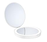 Reise Kosmetikspiegel Smedbo FX327 Weiss 120mm
