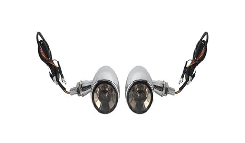 Clignotant LED moto 12V 8mm indicateur mini feu arrière de freinage universel DRL