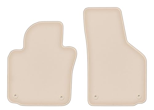 Tapis de voiture Volkswagen EOS velours beige : protégez votre intérieur en cabriolet