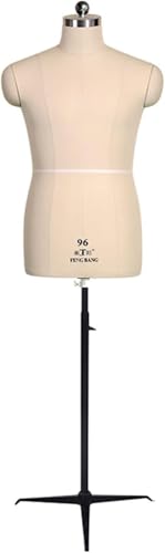 Plusstorlek mannekäng bål med stativ – klädtillverkare kroppsform för t-shirts och jackor kläder display