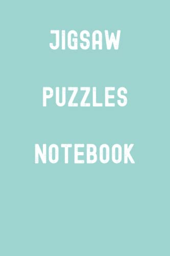 Jigsaw Puzzles Notebook: Emerald City Light Green Matte Finish Lined Journal, 120 Pages, 6 x 9, Gift For Thinkers, List Makers and Doers (Jigsaw Puzzles Notebook Journal)