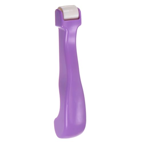 QUARKZMAN Piquage Couture Rouleau 16mm Plastique Presse & Rouleau Papier Peint Pression Rouleau Outil avec Confortable Poignée pour Piquage Couture Papier Peint Maison Décoration Violet