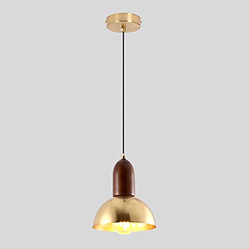 Candelabro LED de metal de latón moderno mini E27 lámpara de techo regulable