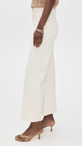 Cropped Wide-Leg Ecru Jean by Veronica Beard4