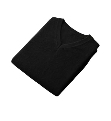 Men's Cashmere Waistcoat for Winter V-Neck Sleeveless Pullover Sweater Cashmere Knitwear Basic Casual Cloth
