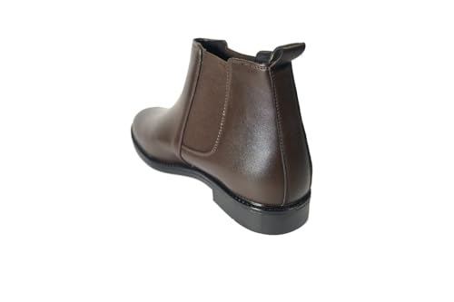 Image of Men's Chelsea Boots | Ankle Boot | Men's High Ankle Slip On Outdoor Fashion Winter Stylish Formal and Semi Casual Chelsea Boot | Slip-On Synthetic Leather