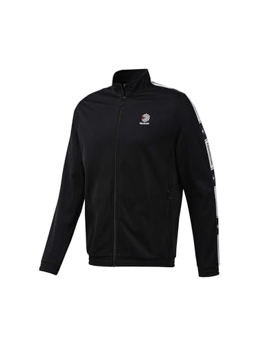 Reebok Sweat Top Cl Taped Track noir XS veste de survêtement homme