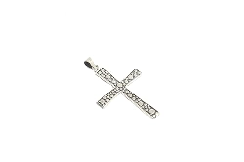 Pendentif croix de Jésus en argent 925 Rajasthan Gems D710, idée cadeau unisexe symbolique
