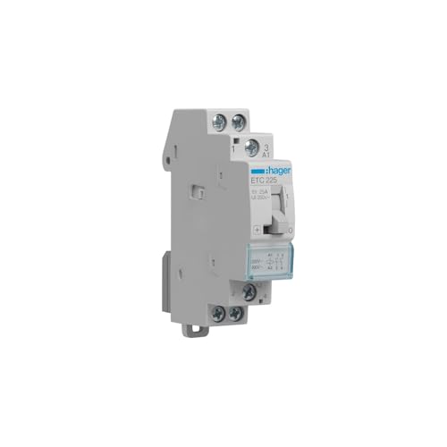 Hager ETC225; Contacteur jour/nuit 25 A 2NO 230V