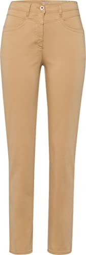 Raphaela by Brax Damen Laura New Garment Dyed Cotton Satin Jeans 11-6558_10912320,Caramel,36W / 32L