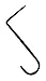Village Wrought Iron 3.5 Inch Square Drive-in Wall Hook