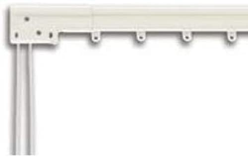 Graber Super Heavy Duty Traverse Curtain Rod 48-84 Inch, White (One Way Draw: Right) #TOP4