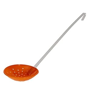 Ice Scooper Skimmer, Extra-Large for Scooping Out Ice While Ice Fishing, Lightweight Ice Fishing Ladle Big Holes Aluminum Alloy ABS Wear-Resistant Ice Fishing Strainer for Angling