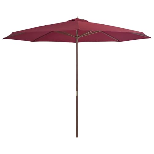 Grand Parasol d'Extérieur Blanc Sable pour Terrasse et Balcon