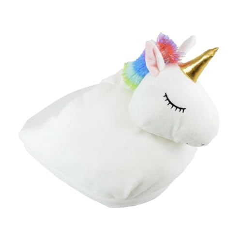 Chaussons de nouveauté animal 3D : pantoufles d'hiver chaudes avec semelles antidérapantes