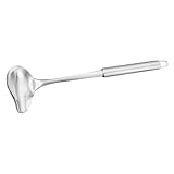 Design poli : produit fini sélectionné avec une finition soignée et un long manche. la poignée est lisse et confortable à tenir, louches à soupe pour servir, louche à sauce