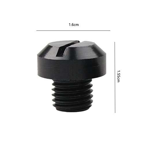 Yiuiruoi 2 Pieces Motorcycle Rearview Mirror Seat Rust Proof Screws Color Bolts 10Mm, Universal Screw Holes For Both Positive And Negative Teeth #TOP1