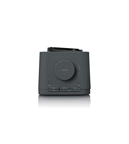 Lenco CR-620 DAB+ klokradio - radiowekker met 3" TFT kleurendisplay - PLL FM - 40 zendergeheugens voor FM en DAB+ - alarm en sluimerfunctie - 2 watt RMS - 3,5mm - grijs, CR-620GY, 90 x 98 x 110 mm - Image 6