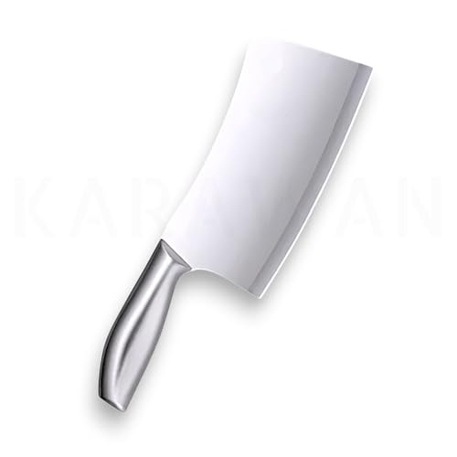 Genérico Cuchillo Macheta Carnicera Profesional, Acero Inoxidable, 29 cm, Mango Ergonómico Antideslizante, para Corte de Carne con Hueso (Macheta Carnicera 29cm)