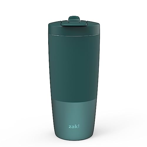 Image of Zak Designs zak! Sutton 2-in-1 Tumbler, Jade - 30 oz - Durable Stainless Steel - Double-Wall Vacuum Insulation & Leak-Proof Lid - BPA Free - Dishwasher Safe