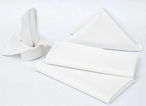 MOHID Kitchen Napkins (Pack of 12) Durable Luxurious Hotel Quality Super Absorbent Soft Cotton Extra Large and Thick Napkins Ideal for Family, Dinners, Wedding, Party and Regular Home Use (45x45cm)