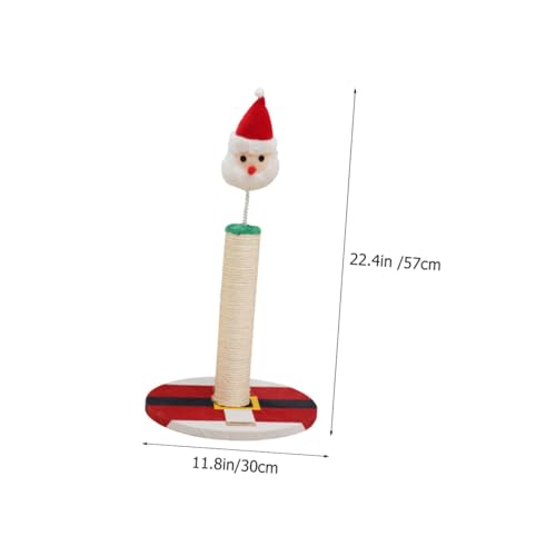Rascador para gatos DOITOOL con cuerda de sisal miniatura 4