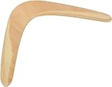 Musaner 1PCS Boomerang for Adults Wood Boomerang Handmade Craft Classic L Shaped Boomerang Plaything Fast Catch Boomerang for Women and Men Boomerang