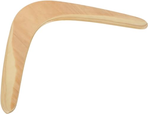 Musaner Wooden Boomerang for Adults, Large, Unisex, Outdoor Activity, 14.50x8.45x0.20 Inch, 1PCS