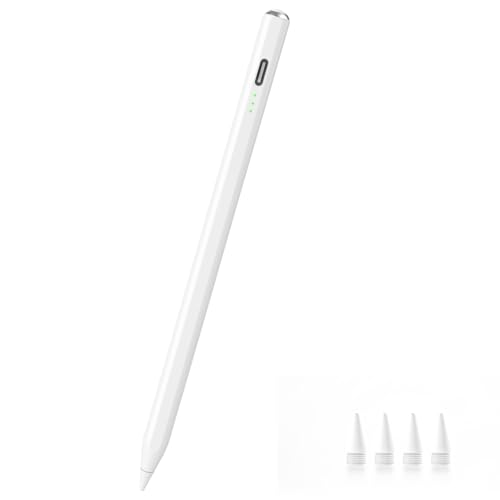 MYSTILUCK Stylus Pen for iPad 11th & 10th Gen - 2X Faster Charging, Tilt & Palm Rejection, Works with iPad Pro 12.9/11/M4, Air 5/M2, Mini 5/6/7, iPad 6th-11th Gen (2018-2025)