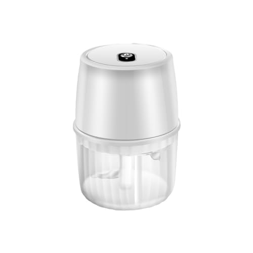 Vocdikficy de Eléctrico USB de Alimentos Inalámbrico Portátil de 250 Ml, Pequeño Procesador de Alimentos para Picar Jengibre-