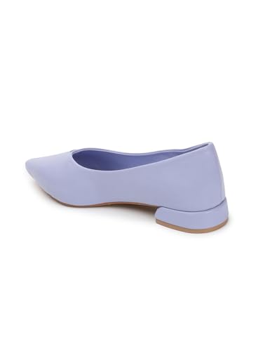 Image of Carlton London Women Comfortable Slipon Pump Shoes with Block Heels, Pointed Toe for Casual and Formal wear