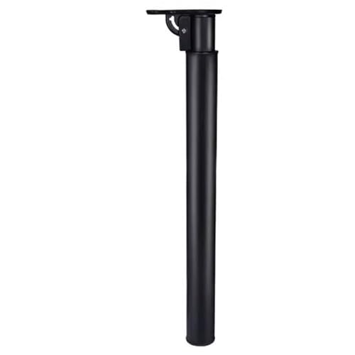 Patas de mesa plegables resistentes, soporte de metal moderno para escritorios, barras de desayuno, sofás y armarios, diseño negro elegante, fácil instalación y soporte resistente