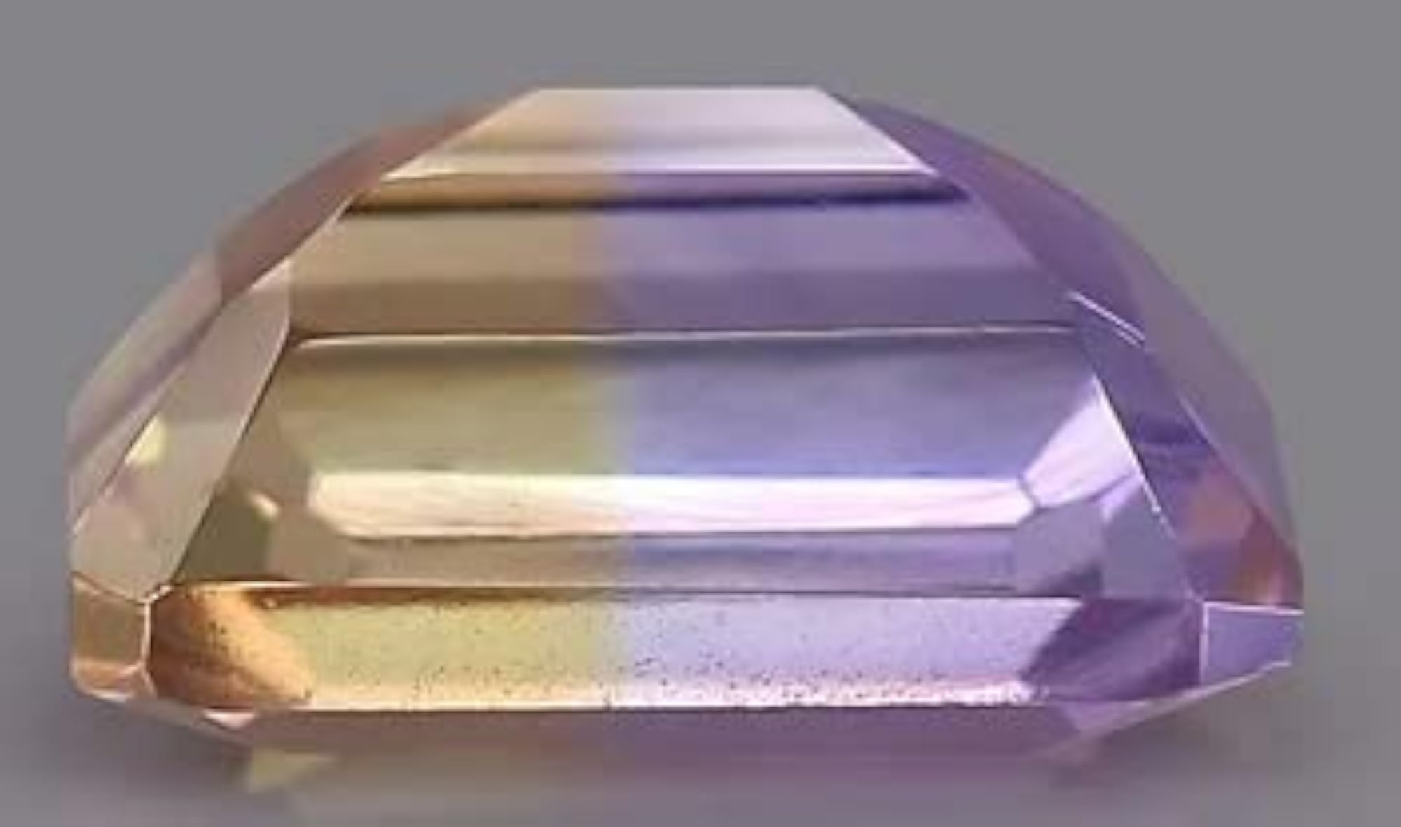 Superb Natural Ametrine Gemstone, 4.10 Carat Certified