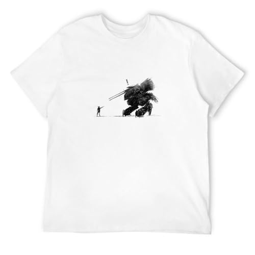 T Shirt Men MGS Metal Gear Solid 2 MGS Man Crewneck Short T-Shirt Create Mens Printing T-Shirt Short Sleeve Fashion Top Tee Size XXL