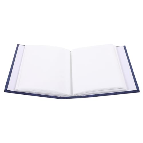 ERINGOGO Photo Album Small Pages Scrapbook Journal Album Storage Product Books Wedding Hardcover Post Card Album Holder Crafts Photo Holder Photo Book Photos Book Paper Blue